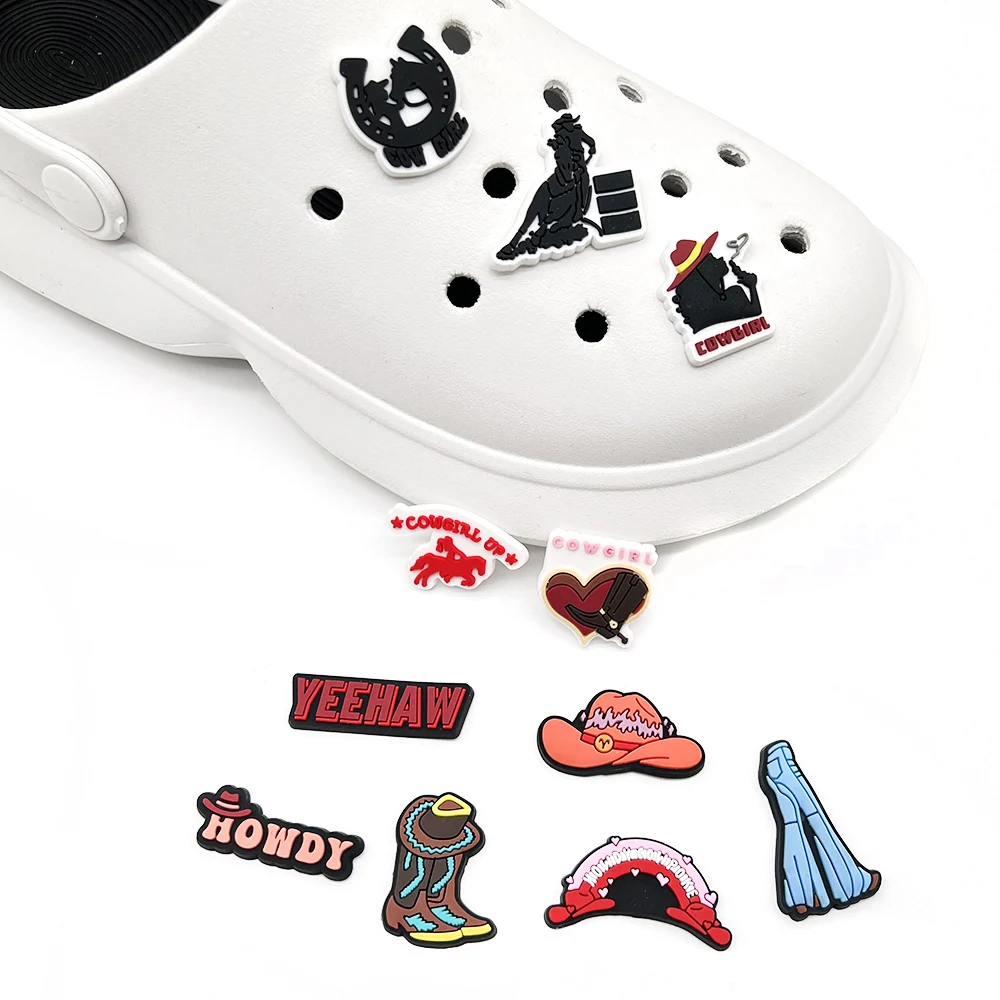 Cowgirls Shoe Croc Charms for Clogs Sandals Decoration Shoe Accessories Charms for Girls Women Gifts
Cowgirls Shoe Croc Charms for Clogs Sandals Decoration Shoe Accessories Charms for Girls Women Gifts