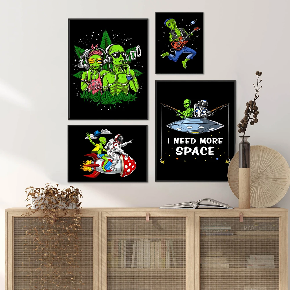 Trend Alien Psychedelic Poster Experiment Magic Mushroom Canvas Painting Home Study Room Living Room Bar Picture Wall Decor
Trend Alien Psychedelic Poster Experiment Magic Mushroom Canvas Painting Home Study Room Living Room Bar Picture Wall Decor