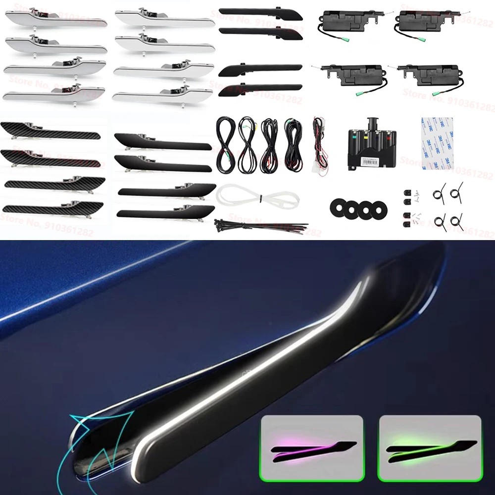 For Tesla Model 3/Y 2018-2021 Ambient Light Smart Sensor Electric Car Door Handle with Welcome Light Automatically Open Handles
For Tesla Model 3/Y 2018-2021 Ambient Light Smart Sensor Electric Car Door Handle with Welcome Light Automatically Open Handles