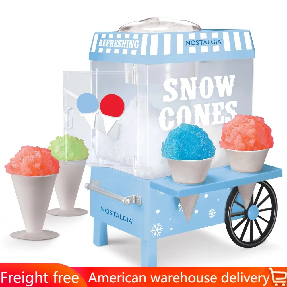 NSCM525BL Snow Cone Maker Blue Ice Crusher Machine Shaved Freezing Appliances Kitchen Home,free shipping
NSCM525BL Snow Cone Maker Blue Ice Crusher Machine Shaved Freezing Appliances Kitchen Home,free shipping