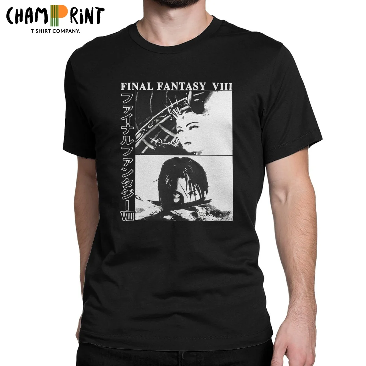 Футболка Final Fantasy VIII для мужчин новинка футболки из чистого хлопка футболка с
