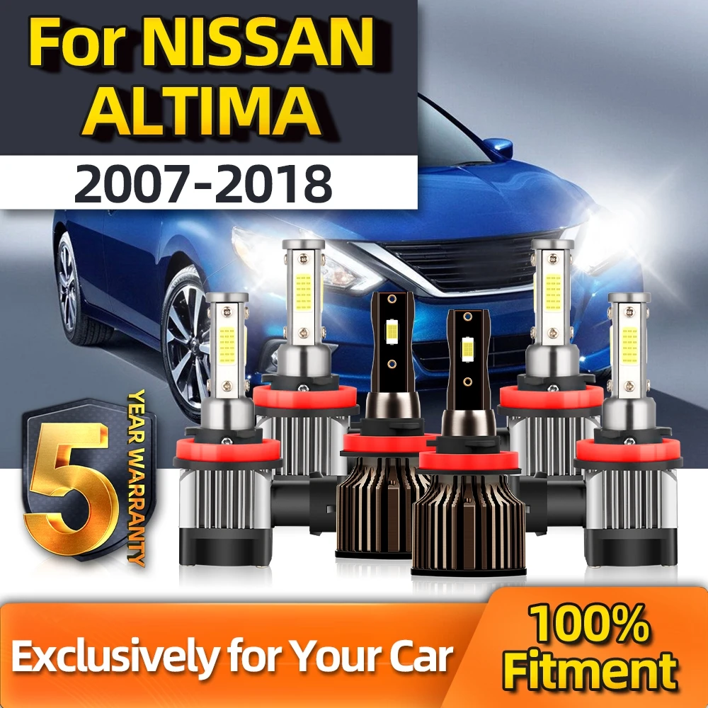 Crossfox 6x Combo LED For NISSAN ALTIMA H9 H11 H11 High Low Combo Fog Lamp Brightness Car Lamps Kit White 2007 2008 2009-2018
Crossfox 6x Combo LED For NISSAN ALTIMA H9 H11 H11 High Low Combo Fog Lamp Brightness Car Lamps Kit White 2007 2008 2009-2018
