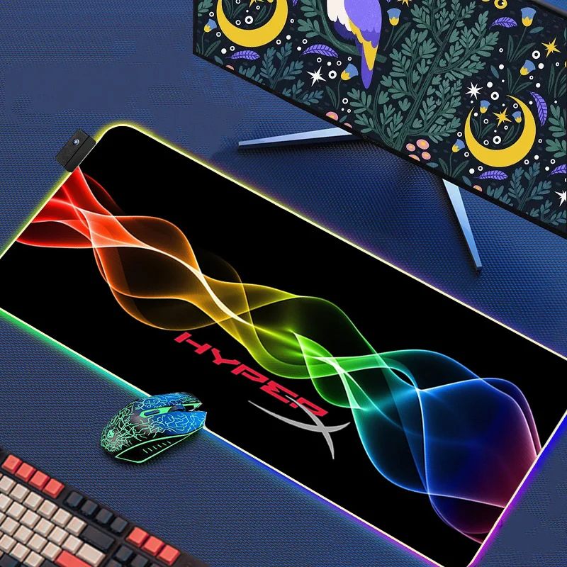 RGB H-HyperX светодиодный большой коврик для мыши, геймерский резиновый коврик, компьютерные аксессуары, Настольный коврик, коврик для мыши, коврик для клавиатуры и шкафа
RGB H-HyperX светодиодный большой коврик для мыши, геймерский резиновый коврик, компьютерные аксессуары, Настольный коврик, коврик для мыши, коврик для клавиатуры и шкафа