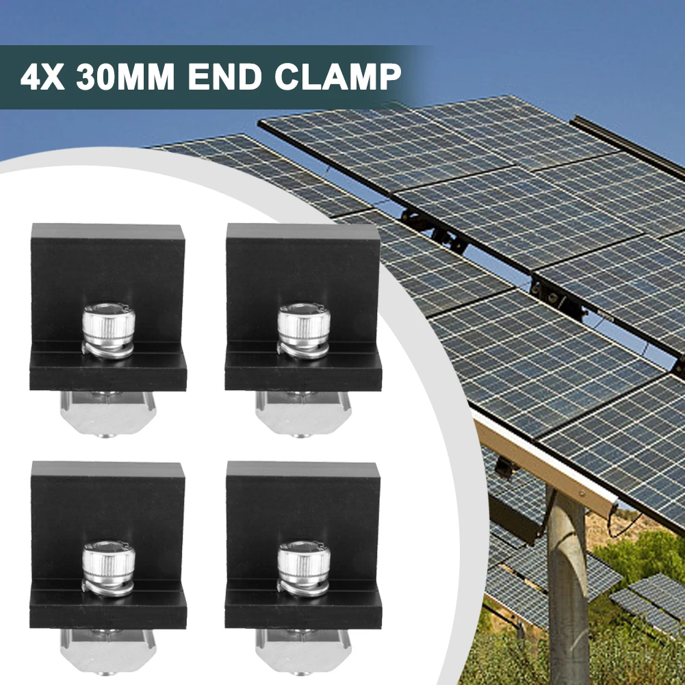 4/10Pcs Solar End Clamp Photovoltaic Solar Panel Bracket PV End Clamp Z Bracket For Solar Panel System Easy Installation
4/10Pcs Solar End Clamp Photovoltaic Solar Panel Bracket PV End Clamp Z Bracket For Solar Panel System Easy Installation