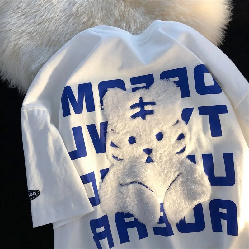 Cartoon Tiger Letter Printed Cotton Maternity Tees Summer Casual Oversize Loose T Shirt Clothes for Pregnant Women Pregnancy Top
Cartoon Tiger Letter Printed Cotton Maternity Tees Summer Casual Oversize Loose T Shirt Clothes for Pregnant Women Pregnancy Top