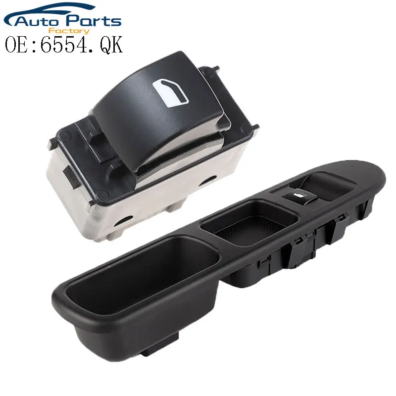 6 Pins Power Window Switch For Peugeot Front Passenger Side 6554.QK 
6 Pins Power Window Switch For Peugeot Front Passenger Side 6554.QK