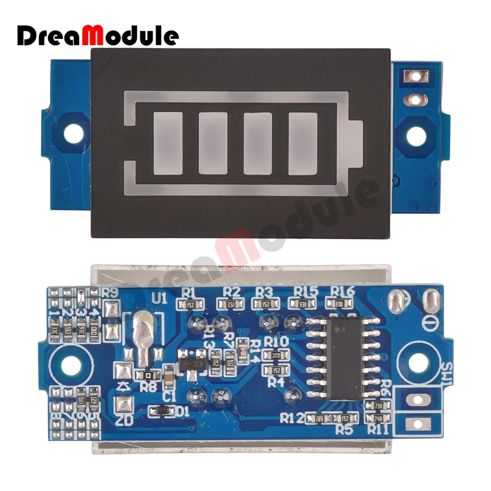1-5 Strings of 12V Universal Green Display Electric Vehicle Battery Power Indicator Battery Power Indicator Module Power Display
1-5 Strings of 12V Universal Green Display Electric Vehicle Battery Power Indicator Battery Power Indicator Module Power Display