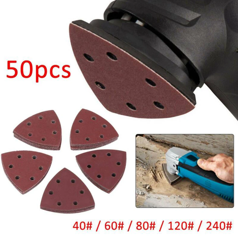 50PC Triangle Sanding Paper Assorted Sandpaper 40/60/80/120/240grit For Oscillating Tool Sanding Abrasive Grinding Polishing Pad
50PC Triangle Sanding Paper Assorted Sandpaper 40/60/80/120/240grit For Oscillating Tool Sanding Abrasive Grinding Polishing Pad