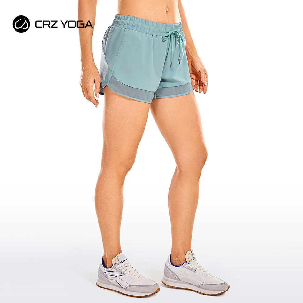 CRZ YOGA Women's Quick Dry Workout Running Shorts Loose Drawstring Athletic Gym Shorts with Zip Pocket -3 Inches
CRZ YOGA Women's Quick Dry Workout Running Shorts Loose Drawstring Athletic Gym Shorts with Zip Pocket -3 Inches