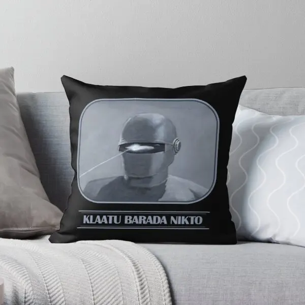 Klaatu Barada Nikto Printing Throw Pillow Cover Square Car Waist Sofa Cushion Bed Decorative Decor Anime Pillows not include
Klaatu Barada Nikto Printing Throw Pillow Cover Square Car Waist Sofa Cushion Bed Decorative Decor Anime Pillows not include
