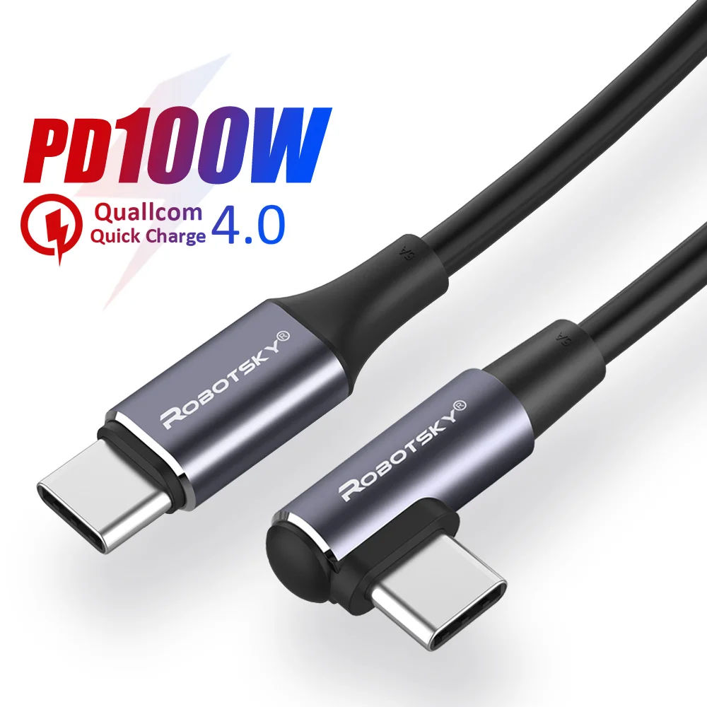 100W Type C to Type-C Fast PD Charging Cable for Mac Huawei Laptop High Speed Data Transmission QC 4.0 QC 3.0 Charging Cord
100W Type C to Type-C Fast PD Charging Cable for Mac Huawei Laptop High Speed Data Transmission QC 4.0 QC 3.0 Charging Cord