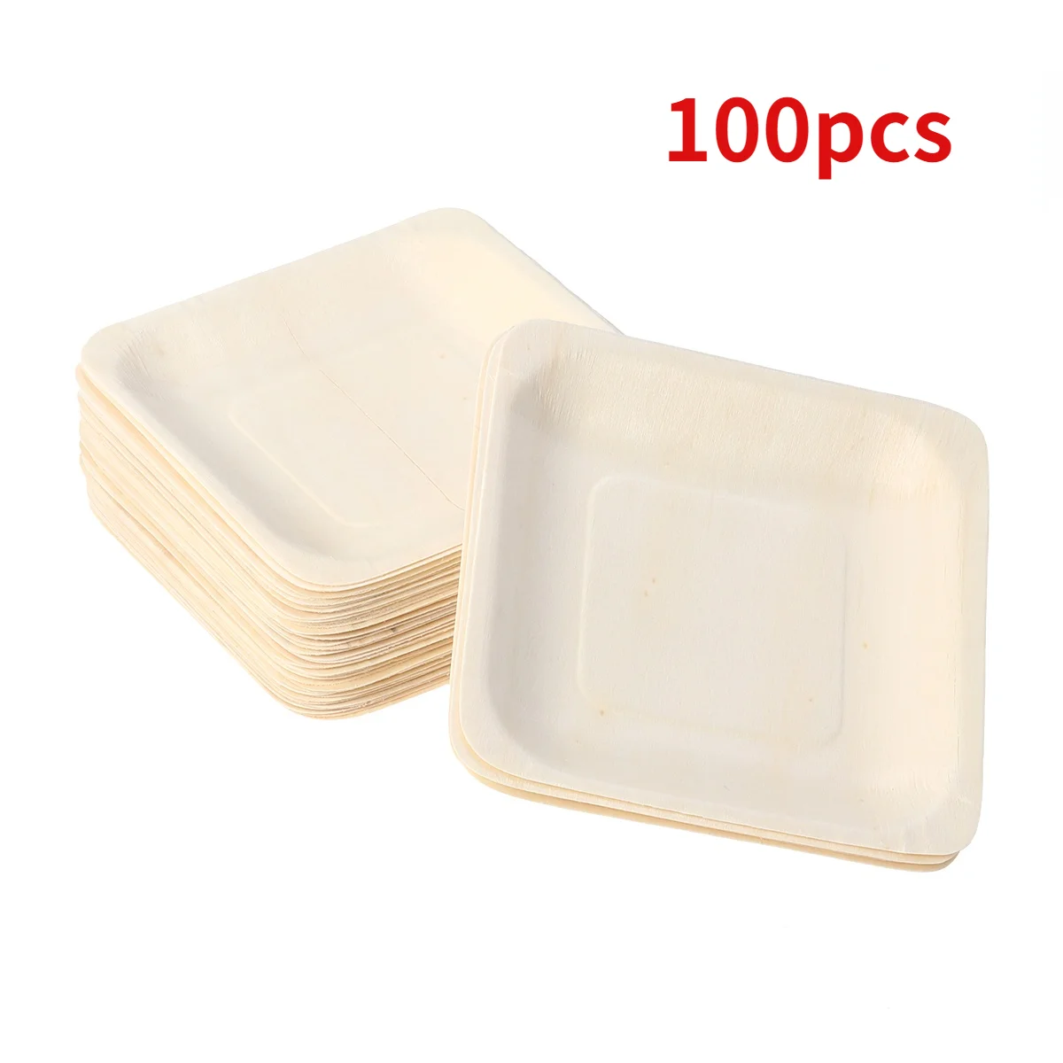 100pcs Disposable Wooden Square Plates Portable Tableware For Birthday Party Wedding Restaurant Picnic Barbecue 140x140mm
100pcs Disposable Wooden Square Plates Portable Tableware For Birthday Party Wedding Restaurant Picnic Barbecue 140x140mm