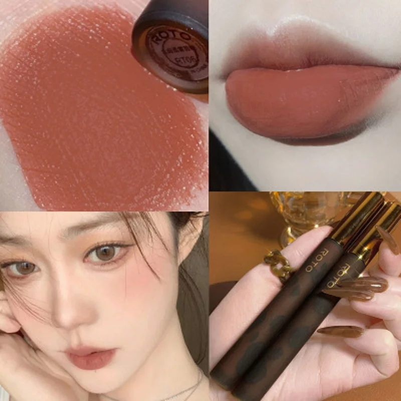 1pcs Amber Lip Glaze Matte Texture Waterproof Long-lasting Moisturizing Not Easy To Fade Lipstick Cosmetics Korean Makeup
1pcs Amber Lip Glaze Matte Texture Waterproof Long-lasting Moisturizing Not Easy To Fade Lipstick Cosmetics Korean Makeup