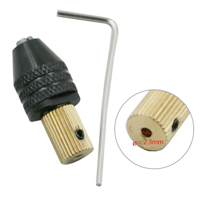 Brass Electric Drill Chuck Tail Hole 2.35-3.17mm W/ Wrench For Drilling Tools Woodworking Tools Accessories
Brass Electric Drill Chuck Tail Hole 2.35-3.17mm W/ Wrench For Drilling Tools Woodworking Tools Accessories