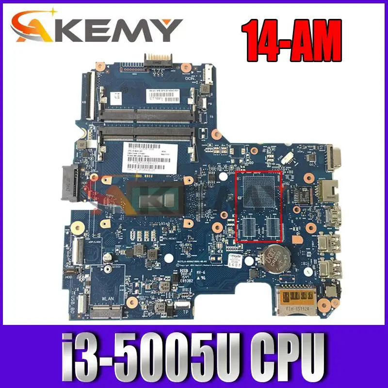 Материнская плата для ноутбука HP серии 14-AM 6050A2823101-MB-A02 с процессором i3-5005U DDR3
Материнская плата для ноутбука HP серии 14-AM 6050A2823101-MB-A02 с процессором i3-5005U DDR3