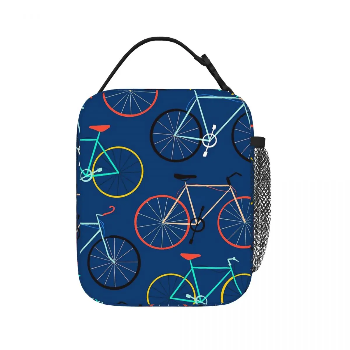 

Синие велосипедные сумки для ланча, изолированная коробка для бенто, Портативная сумка для ланча, многоразовые сумки для пикника, Термосумка для женщин, детей, офиса