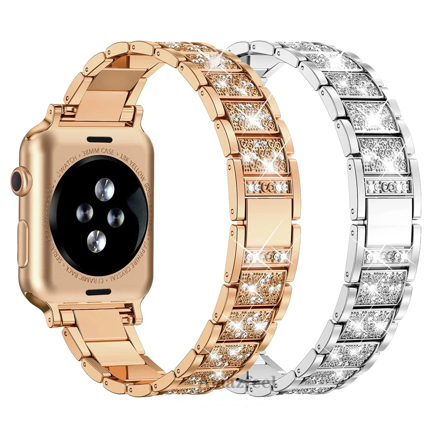 Браслет для часов iWatch Series 7 Женский, металлический бриллиантовый ремешок, подходит для Apple Watch 40 38 44 45 мм
Браслет для часов iWatch Series 7 Женский, металлический бриллиантовый ремешок, подходит для Apple Watch 40 38 44 45 мм