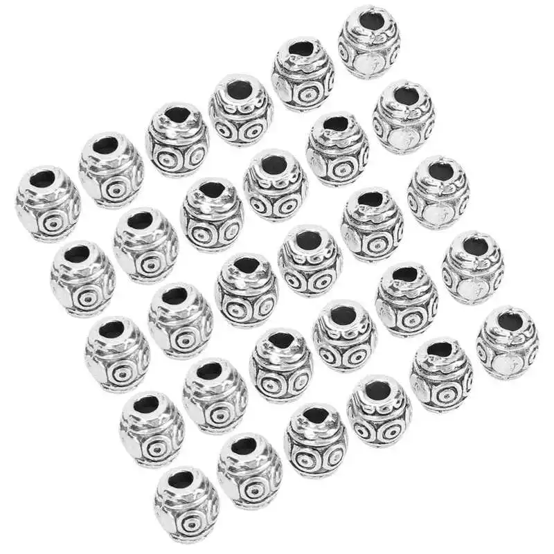 Hair Tube Bead Exquisite Retro Jewelry Pendant Wear Resistant Multi Functional Alloy Hair Beard Beads Compact Portable for
Hair Tube Bead Exquisite Retro Jewelry Pendant Wear Resistant Multi Functional Alloy Hair Beard Beads Compact Portable for