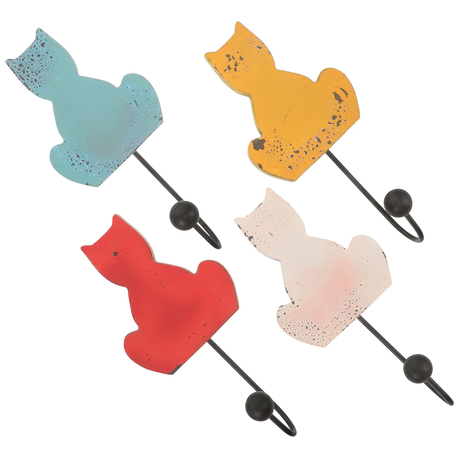4pcs Clothes Hooks Metal Hooks Cat Hooks Coat Hanging Hooks Decorative Hooks for Robe Keys
4pcs Clothes Hooks Metal Hooks Cat Hooks Coat Hanging Hooks Decorative Hooks for Robe Keys