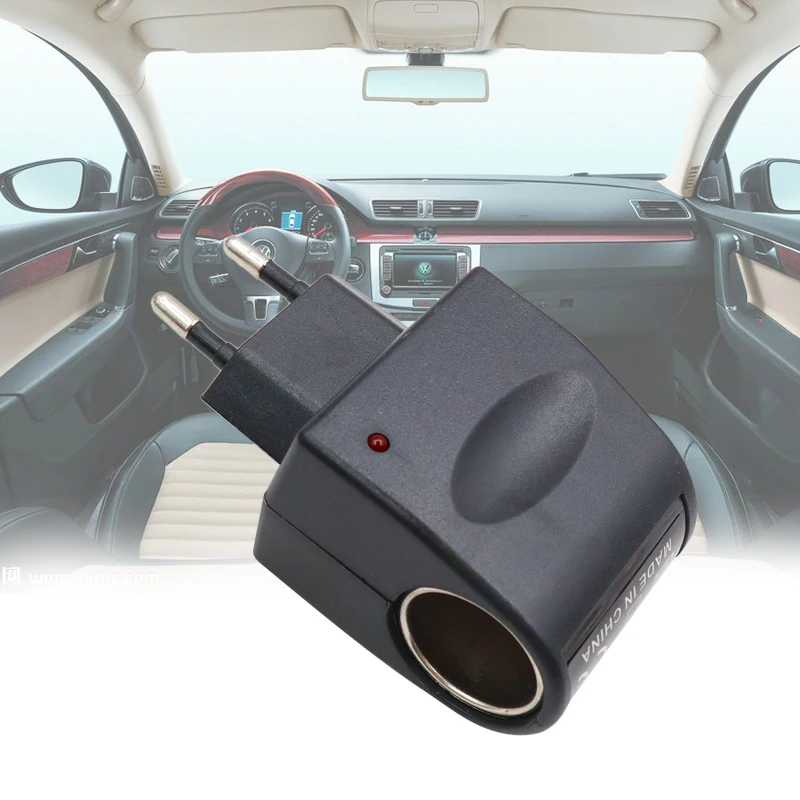 AC 220V To DC 12V EU US Plug Converter Car Cigarette Lighter Adapter Wall Power Socket Adapter Auto Converter Car Accessories
AC 220V To DC 12V EU US Plug Converter Car Cigarette Lighter Adapter Wall Power Socket Adapter Auto Converter Car Accessories