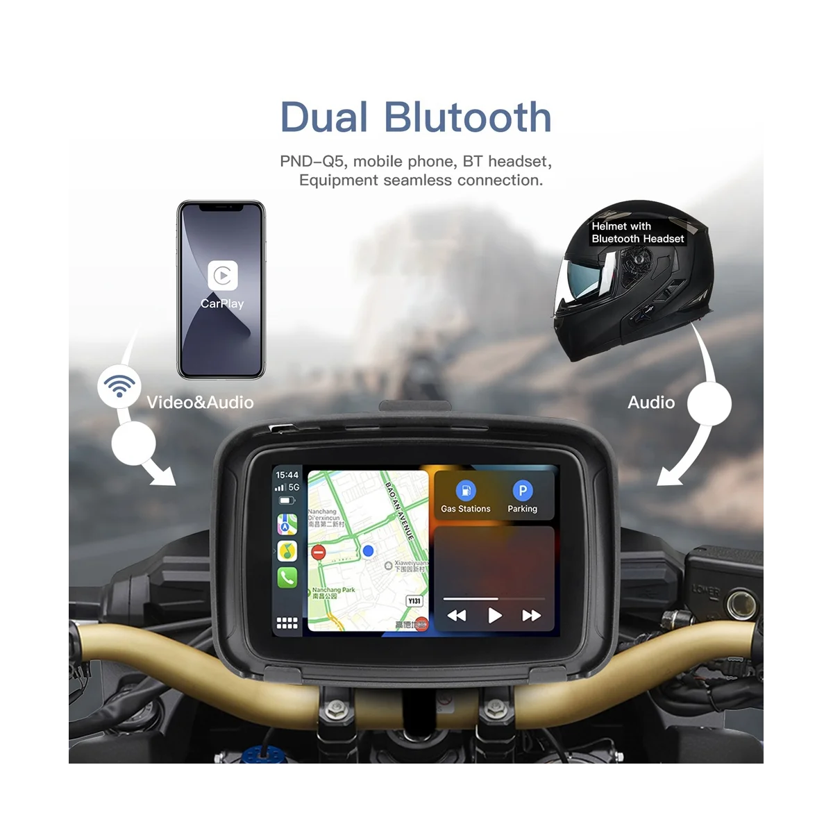 IPX7 Motorcycle Waterproof Displa 5 Inch Motorcycle Wireless Carplay Android Auto Portable Navigation Screen
IPX7 Motorcycle Waterproof Displa 5 Inch Motorcycle Wireless Carplay Android Auto Portable Navigation Screen