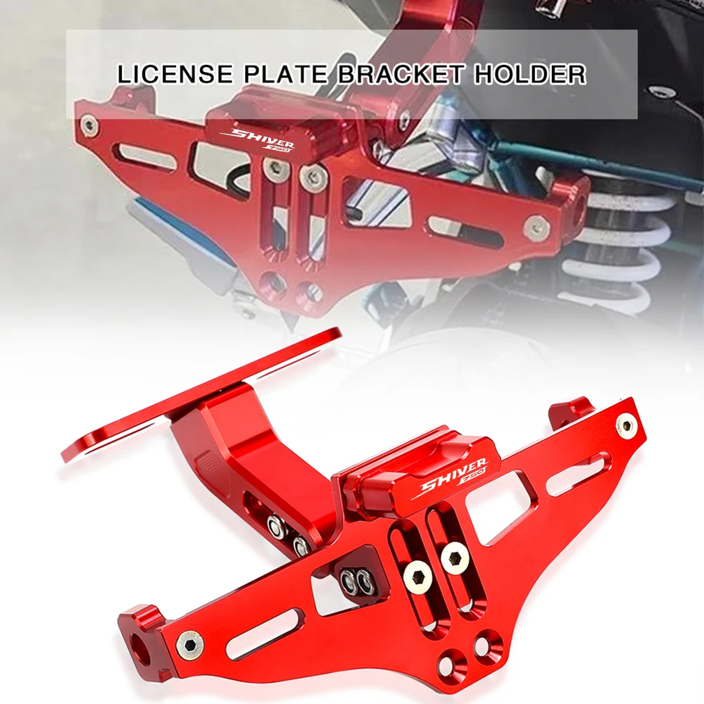 Motorcycle Frame Holder Bracket For APRILIA SHIVER750 Adjustable Angle License Number Plate LED Light Universal CNC SHIVER 750
Motorcycle Frame Holder Bracket For APRILIA SHIVER750 Adjustable Angle License Number Plate LED Light Universal CNC SHIVER 750