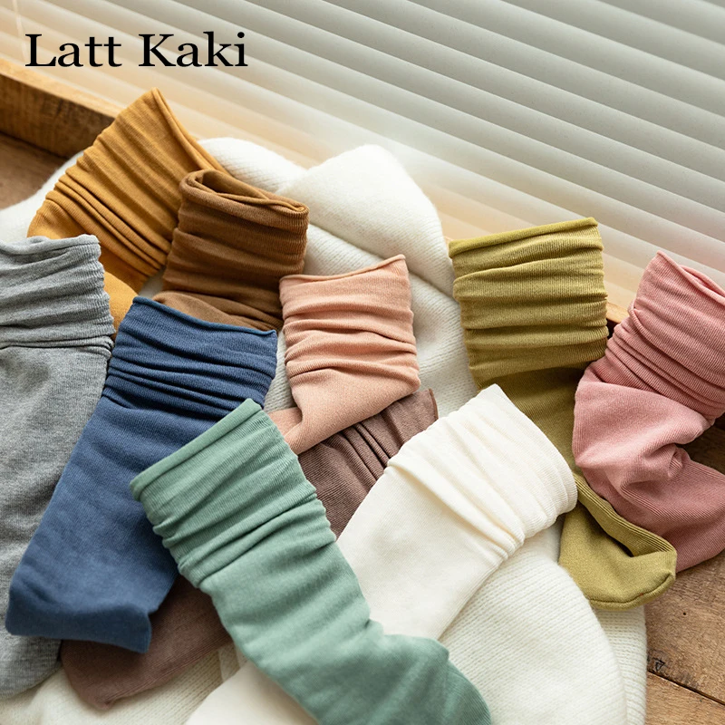 3 Pairs Woman Socks Long 2023 New Japanese Fashion Solid Color Retro Cotton Socks Female Pile Socks For Girls Absorb Sweat Comfy
3 Pairs Woman Socks Long 2023 New Japanese Fashion Solid Color Retro Cotton Socks Female Pile Socks For Girls Absorb Sweat Comfy