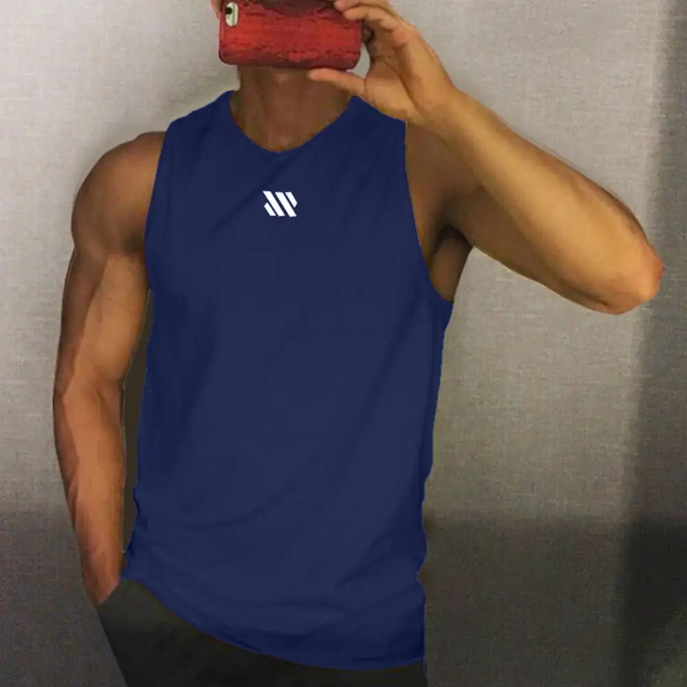 Men Summer Vest Solid Color Round Neck Male Tank Top Quick Dry Sleeveless Loose Top Mid Length Exercise Top Male Clothes
Men Summer Vest Solid Color Round Neck Male Tank Top Quick Dry Sleeveless Loose Top Mid Length Exercise Top Male Clothes