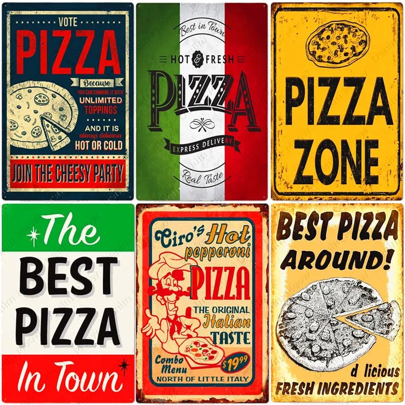 Pizza Zone Tin Sign Home Kitchen Signs Wall Decor Metal Funny Art Retro Vintage Distressed
Pizza Zone Tin Sign Home Kitchen Signs Wall Decor Metal Funny Art Retro Vintage Distressed