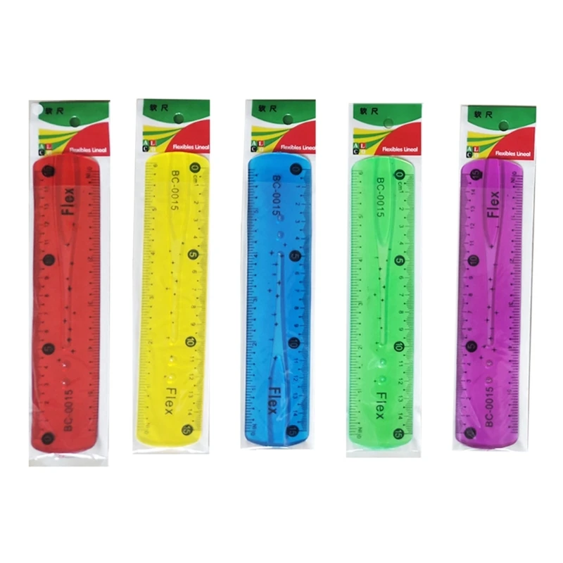 2Pcs Color Flexible Rulers Soft Bendable Plastic Rulers Duals Scale Bendable Flexible Rubber Rulers Clear Straight Ruler
2Pcs Color Flexible Rulers Soft Bendable Plastic Rulers Duals Scale Bendable Flexible Rubber Rulers Clear Straight Ruler