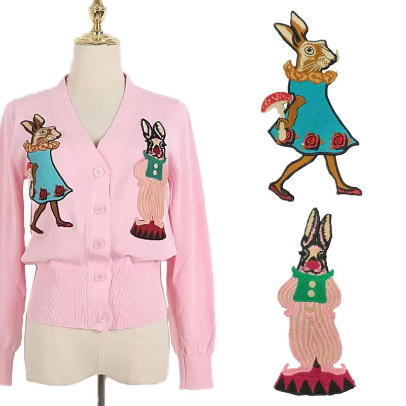 embroidery soft rabbit patch,cartoon appliques,animal badges,pink rabbits patches for clothing DIY accessory IP224201
embroidery soft rabbit patch,cartoon appliques,animal badges,pink rabbits patches for clothing DIY accessory IP224201