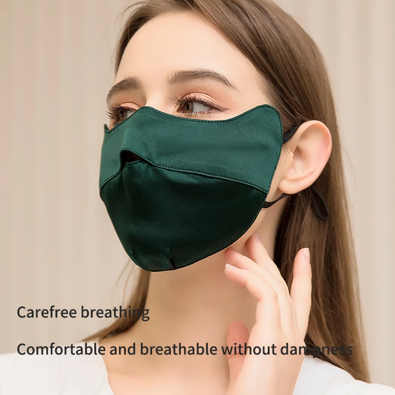 100% Pure Mulberry Silk Face Mask Woman Man With Filter Pocket Adjustable Ear Strap Printed Solid Black Grey Navy Pink Natural
100% Pure Mulberry Silk Face Mask Woman Man With Filter Pocket Adjustable Ear Strap Printed Solid Black Grey Navy Pink Natural