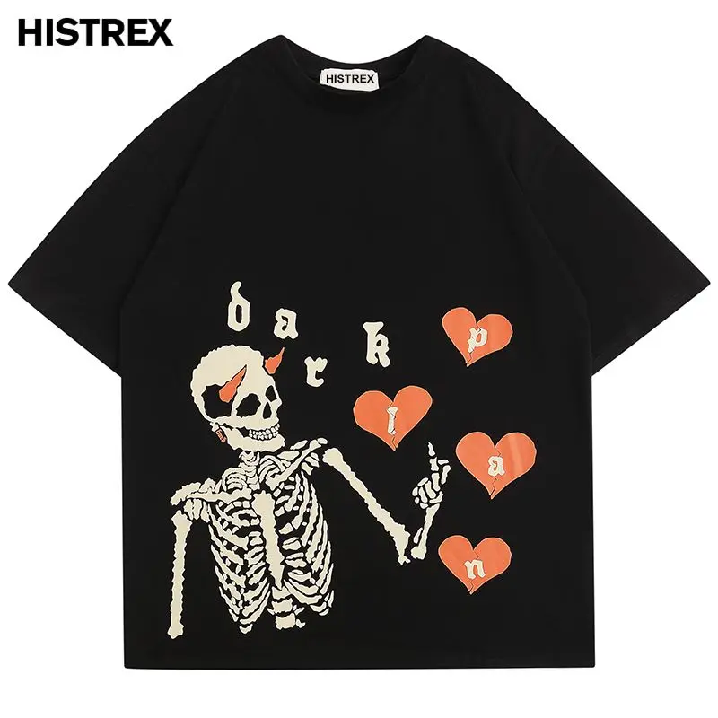 Grunge Y2k T shirt Men Streetwear,2023 Graphic Skull Neon T-Shirt,Hip Hop Cotton Tee Shirt,2000S Women Loose Tops Unisex Clothes
Grunge Y2k T shirt Men Streetwear,2023 Graphic Skull Neon T-Shirt,Hip Hop Cotton Tee Shirt,2000S Women Loose Tops Unisex Clothes