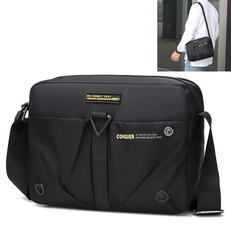 Мужская Большая вместительная Повседневная сумка через плечо, спортивная сумка-мессенджер для путешествий на открытом воздухе, сумки через плечо, сумка для мужчин 
Мужская Большая вместительная Повседневная сумка через плечо, спортивная сумка-мессенджер для путешествий на открытом воздухе, сумки через плечо, сумка для мужчин