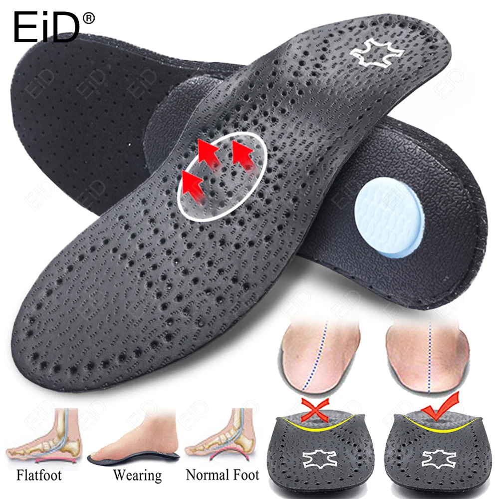 Flat Foot Orthopedic Insoles for Feet 25mm 3D Arch Support Leather Orthotic Insoles for Shoes Gel Sole Plantar Fasciitis Unisex
Flat Foot Orthopedic Insoles for Feet 25mm 3D Arch Support Leather Orthotic Insoles for Shoes Gel Sole Plantar Fasciitis Unisex
