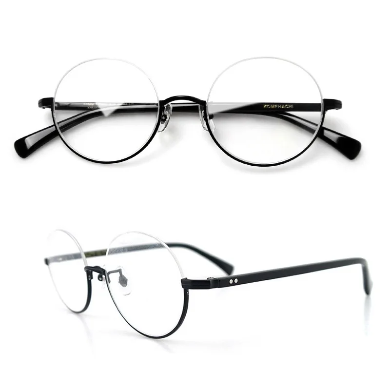 Zerosun Half Rim Round Eyeglasses Frame Men Women Black Vintage Glasses Male Spectacles for Prescription Reading Optical Lens
Zerosun Half Rim Round Eyeglasses Frame Men Women Black Vintage Glasses Male Spectacles for Prescription Reading Optical Lens