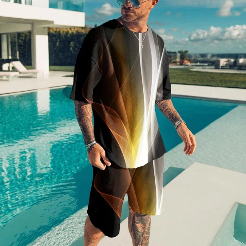 Sport suit Men Short Sleeves 3D Printed T-shirt shorts bottoms Streetwear tshirt Summer Men Tracksuit Set Camisetas Ropa Hombre
Sport suit Men Short Sleeves 3D Printed T-shirt shorts bottoms Streetwear tshirt Summer Men Tracksuit Set Camisetas Ropa Hombre