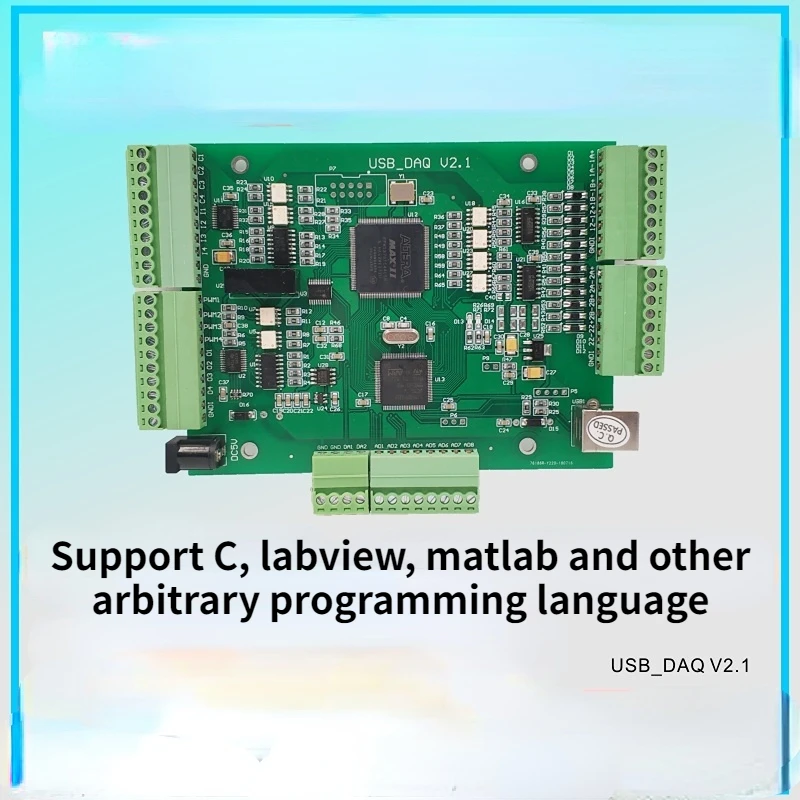 USBDAQ2.1 квадратный кодировщик отсчетов 8 12-битная аналоговая карта захвата 4 ввода-вывода
USBDAQ2.1 квадратный кодировщик отсчетов 8 12-битная аналоговая карта захвата 4 ввода-вывода