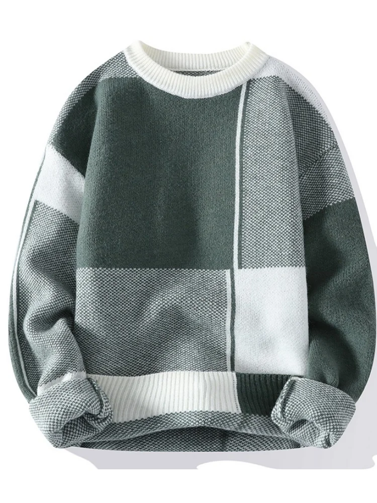 New Autumn Winter Thick Knitted Black Sweaters Male Long Sleeve Pullovers Oversize Crewneck Jersey Korean Fashion Men's Jumpers
New Autumn Winter Thick Knitted Black Sweaters Male Long Sleeve Pullovers Oversize Crewneck Jersey Korean Fashion Men's Jumpers