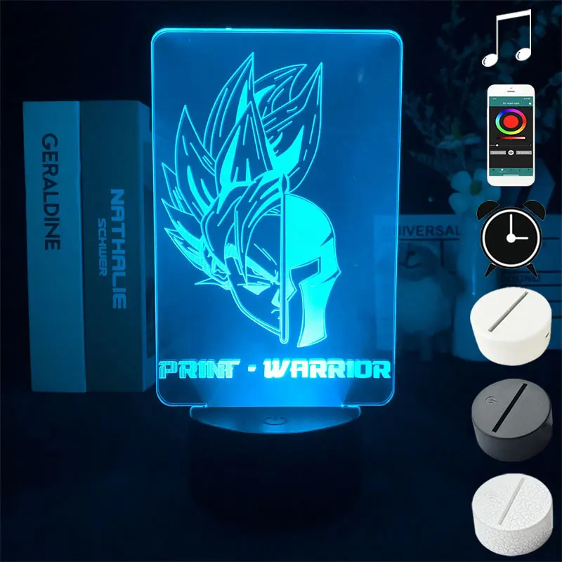 USB Powered Night Light Print Warrier Image 3D LED Atmosphere Lamp Acrylic Nightlight APP Control
USB Powered Night Light Print Warrier Image 3D LED Atmosphere Lamp Acrylic Nightlight APP Control