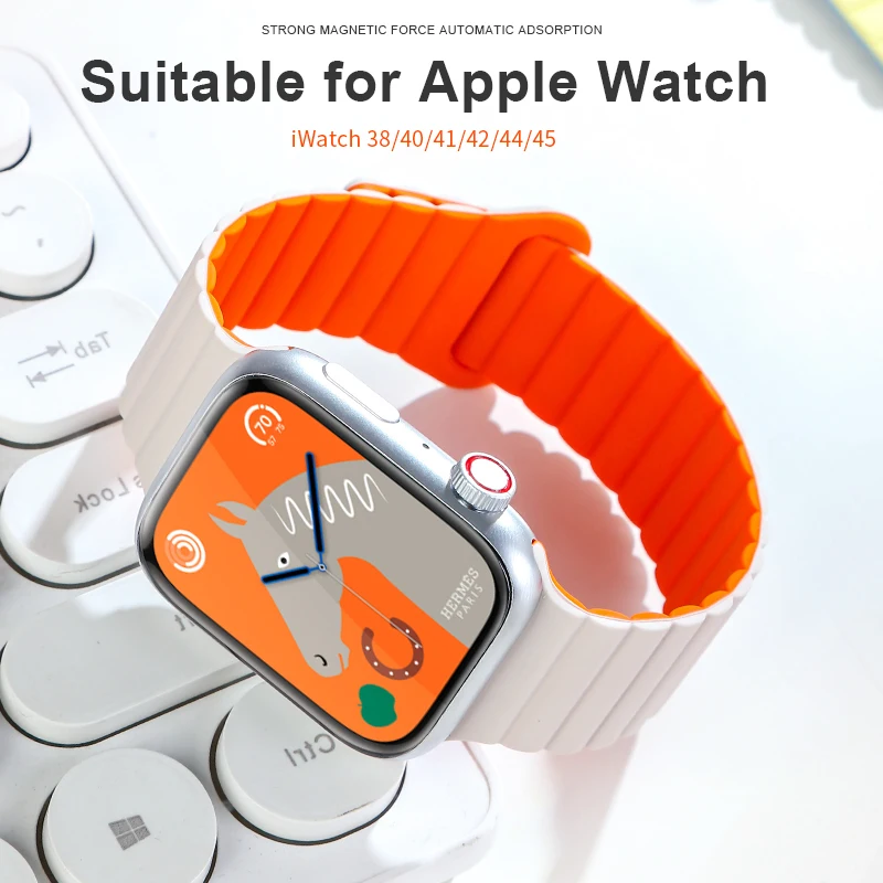 Silicone Loop Strap for Apple Watch Ultra Band 49mm 44mm 40mm 38mm 42mm Women Bracelet for iWatch Series 3 4 5 se 7 8 45mm 41mm
Silicone Loop Strap for Apple Watch Ultra Band 49mm 44mm 40mm 38mm 42mm Women Bracelet for iWatch Series 3 4 5 se 7 8 45mm 41mm