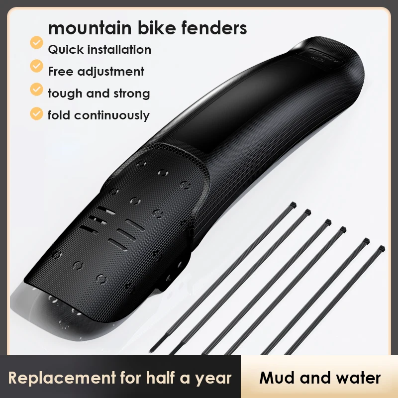 2pcs Bicycle Mudguard Set MTB Cycling Fender E-Bike Adjustable Mountain Bike TPE Widen Lengthen Protector Bicycle Accessories
2pcs Bicycle Mudguard Set MTB Cycling Fender E-Bike Adjustable Mountain Bike TPE Widen Lengthen Protector Bicycle Accessories