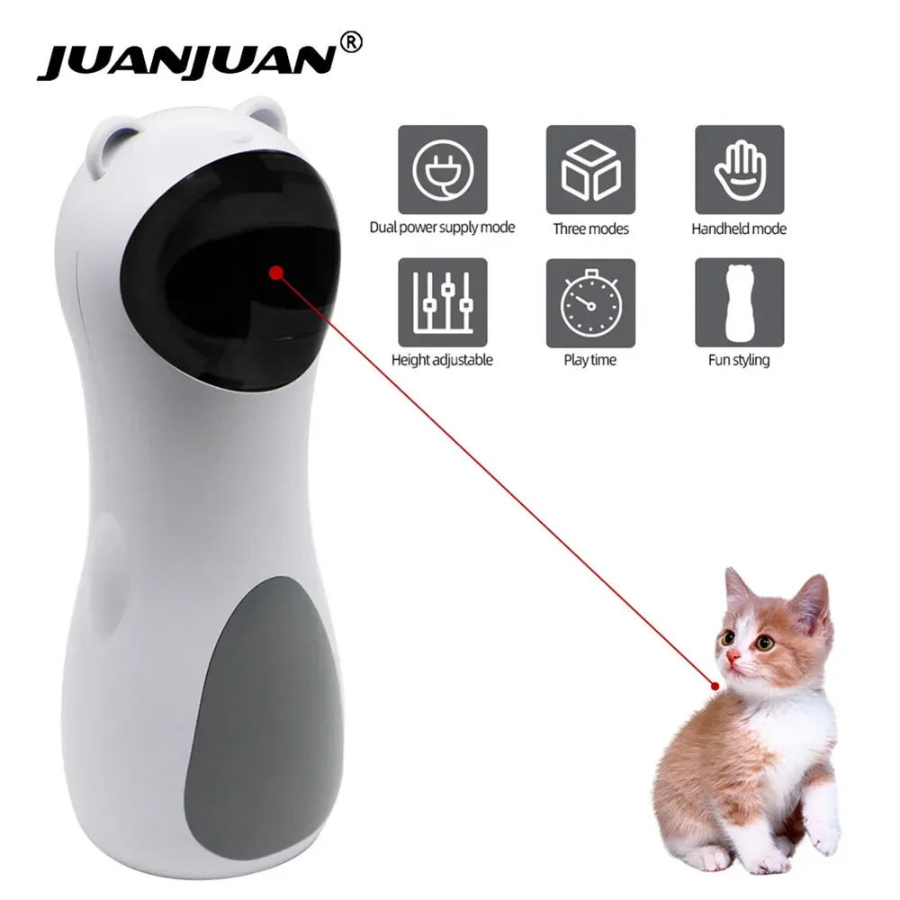 Automatic Cat Toys Interactive Smart Teasing Pet LED Laser Funny Toy Multi-Angle Exercise Training Entertaining Toys for Cat 50%
Automatic Cat Toys Interactive Smart Teasing Pet LED Laser Funny Toy Multi-Angle Exercise Training Entertaining Toys for Cat 50%