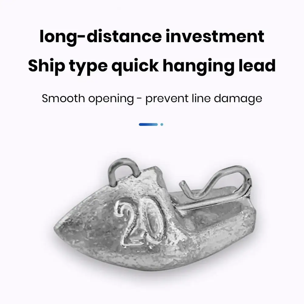 Fishing Lure Lead Sinkers Fishing Accessories Strengthened Hook Design Boat Shape Stainless Lure Sinkers 10 Pcs Reusable Fishing
Fishing Lure Lead Sinkers Fishing Accessories Strengthened Hook Design Boat Shape Stainless Lure Sinkers 10 Pcs Reusable Fishing