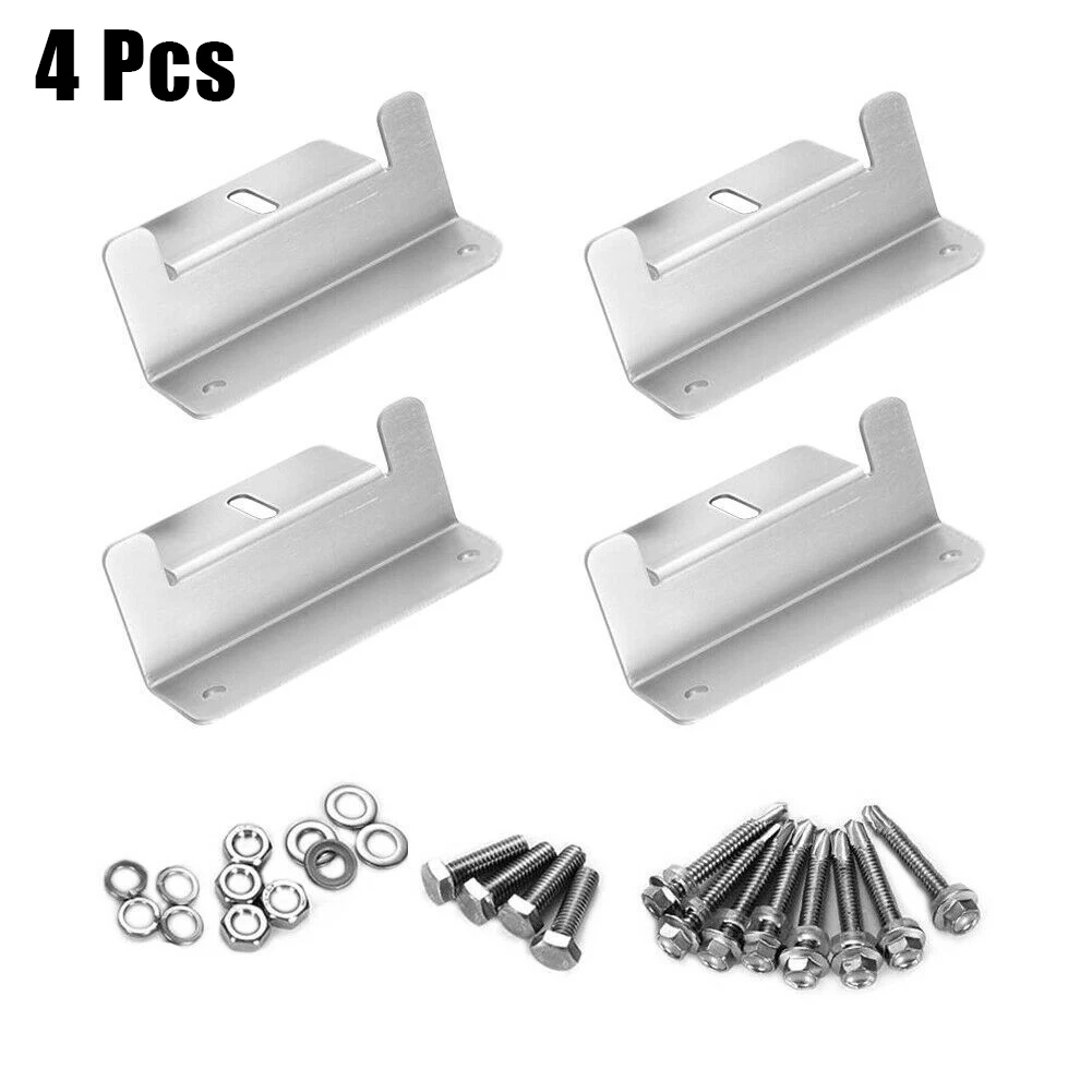 4 Pcs Aluminium Alloy Solar Panel Mounting Bracket Photovoltaic Panel Z Shape Holder For RV Boat Flat Roof RV Yacht Accessories
4 Pcs Aluminium Alloy Solar Panel Mounting Bracket Photovoltaic Panel Z Shape Holder For RV Boat Flat Roof RV Yacht Accessories