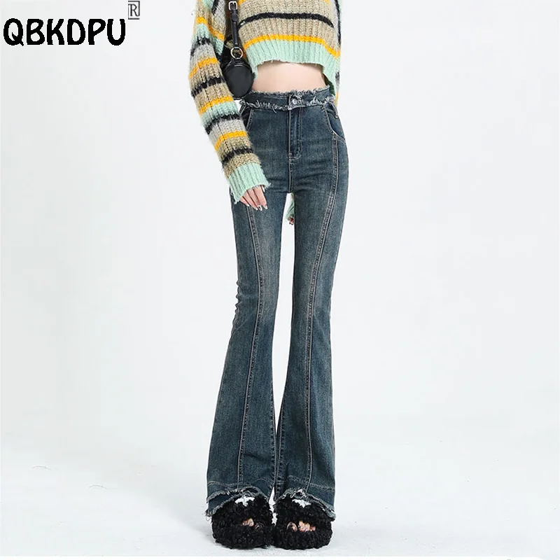 Slim Vintage Flare Jeans Women High Waist Fringed Skinny Vaqueros 2023 Chic Fashion Denim Trousers Slim Bell-Bottoms Jean Pants
Slim Vintage Flare Jeans Women High Waist Fringed Skinny Vaqueros 2023 Chic Fashion Denim Trousers Slim Bell-Bottoms Jean Pants