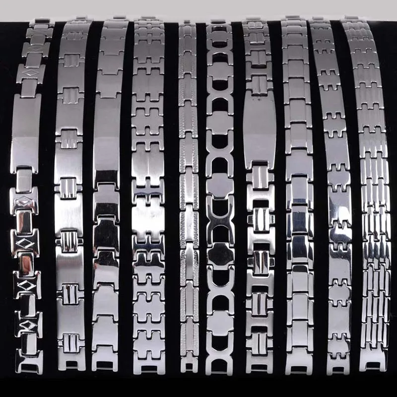 10pcs Stainless Steel Link Chain Bracelet Women Men Metal Wristband Silver Charm Cuff Bangles Wholesale
10pcs Stainless Steel Link Chain Bracelet Women Men Metal Wristband Silver Charm Cuff Bangles Wholesale