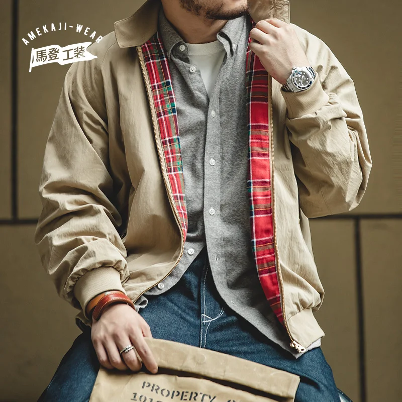 Maden G9 Bomber Jackets for Men Vintage Military Parka Casual Motorcycle Jacket Khaki Lightweight Coat Classic Tanker Pilot Coat
Maden G9 Bomber Jackets for Men Vintage Military Parka Casual Motorcycle Jacket Khaki Lightweight Coat Classic Tanker Pilot Coat