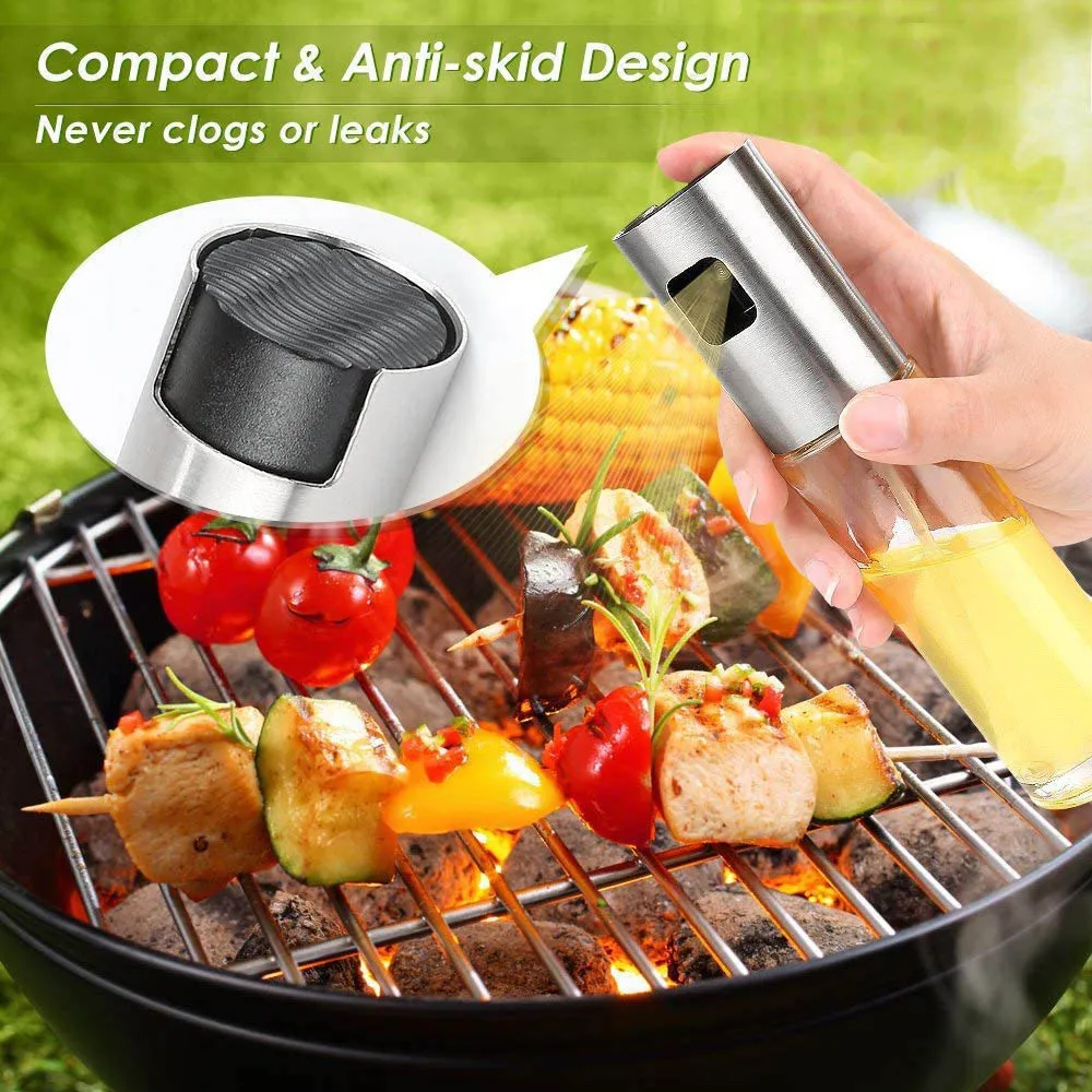 Oils Spray Glass Bottle Olive Glass Oil Sprayer Acid Dispenser Kitchen Vegetable Oil Spray Camping Fitness Less Oil Barbecue
Oils Spray Glass Bottle Olive Glass Oil Sprayer Acid Dispenser Kitchen Vegetable Oil Spray Camping Fitness Less Oil Barbecue