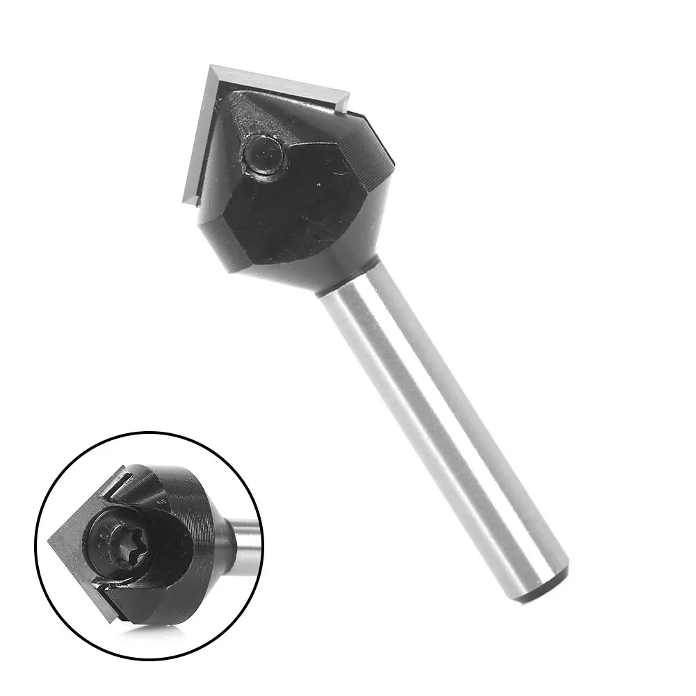1pcs Router Bits Drill Bit V Groove Angle 45° Single Milling Cutter Carbide Diameter Straight 1/4\" Shank Woodwork
1pcs Router Bits Drill Bit V Groove Angle 45° Single Milling Cutter Carbide Diameter Straight 1/4\" Shank Woodwork